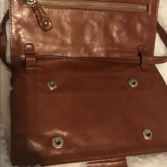 Asile LeatherLook Handbag removable zippered pouch - Picture 5 of 9